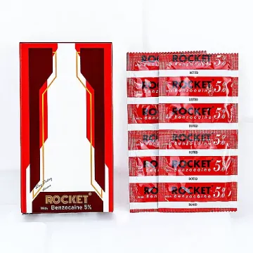 Bao cao su Rocket with Benzocaine 5% gai nổi kéo dài thời gian quan hệ
