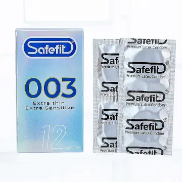 Bao cao su Safefit 003 Extra Thin siêu mỏng, siêu nhạy, chân thật hơn
