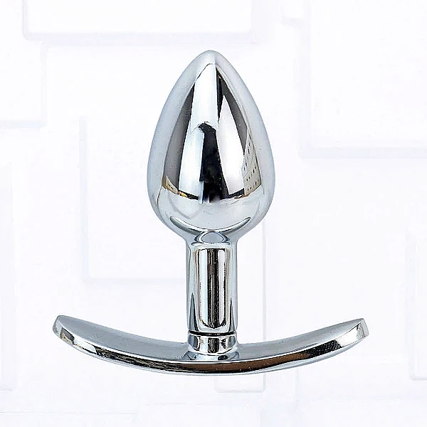 Dụng cụ kích thích hậu môn inox có tay cầm