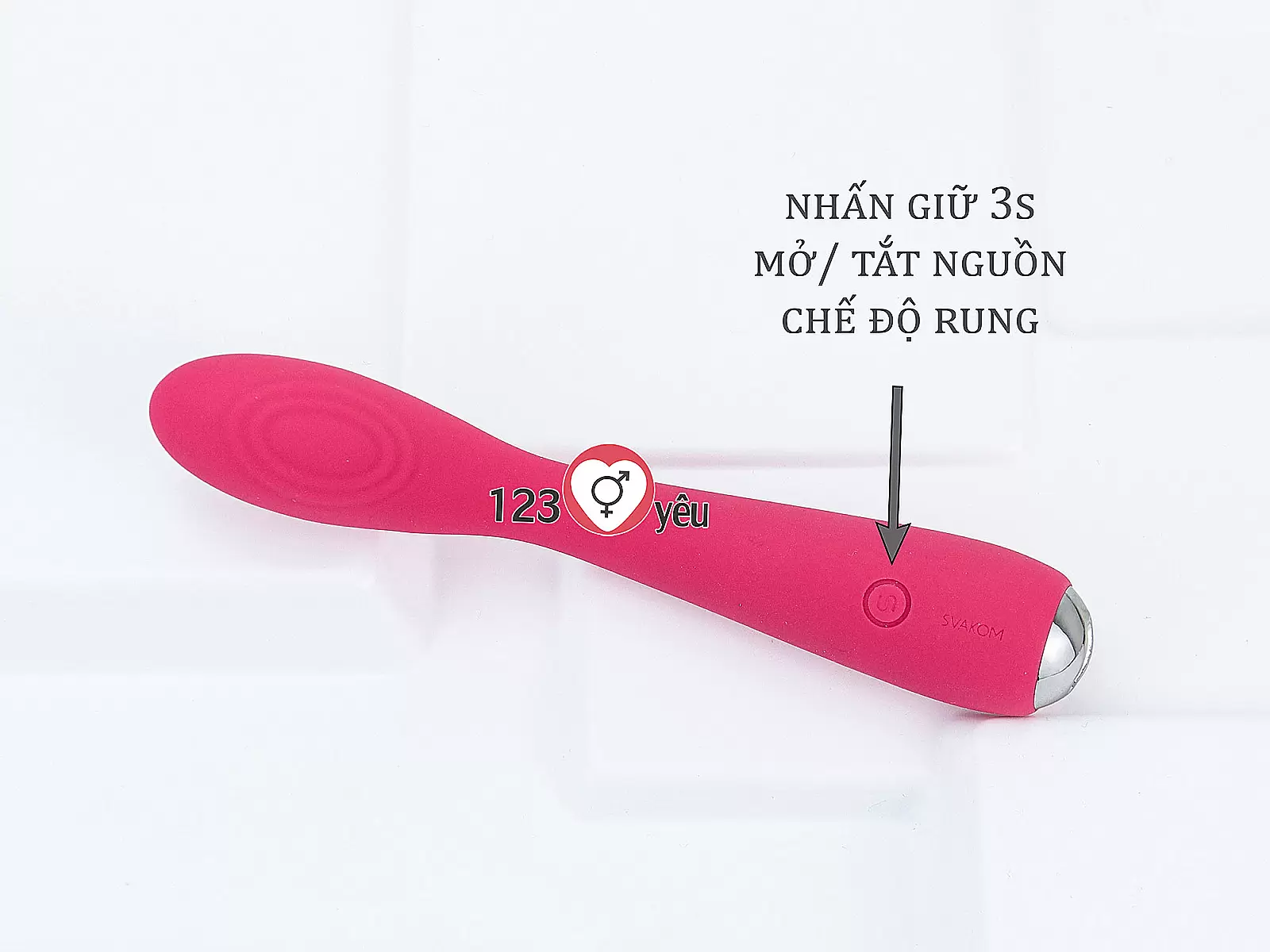 Máy massage ngón tay Svakom Iris 5 chế độ pin