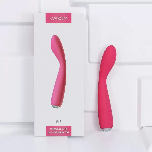Máy massage ngón tay Svakom Iris 5 chế độ pin