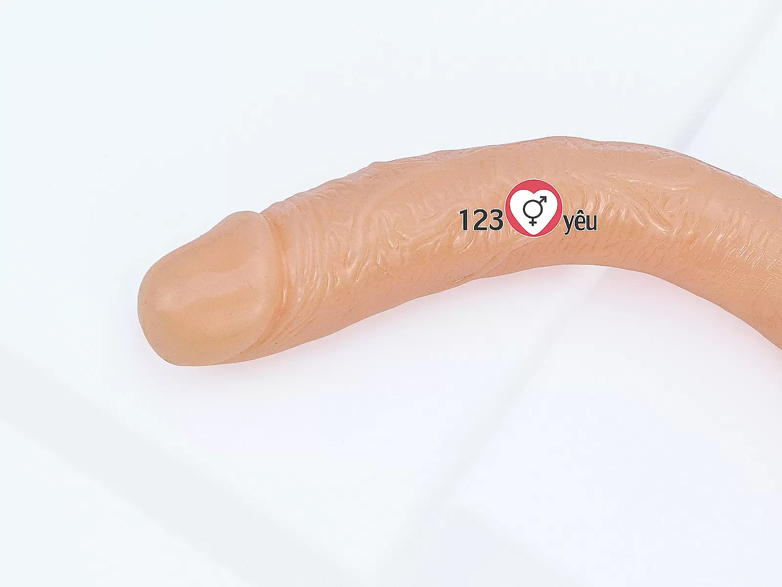 Dương vật giả 2 đầu silicon size trung