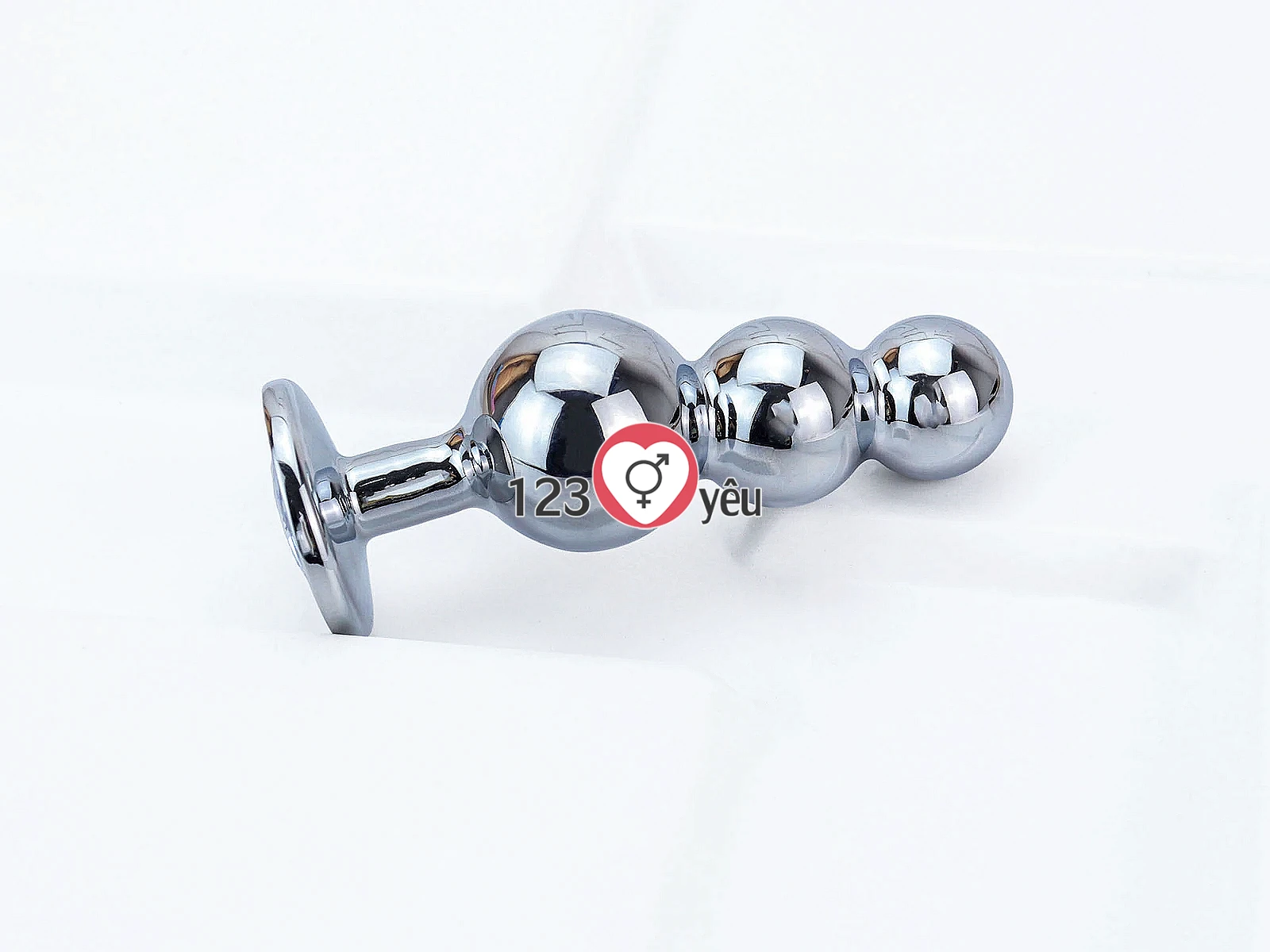 Dụng cụ kích thích hậu môn Inox 3 nấc