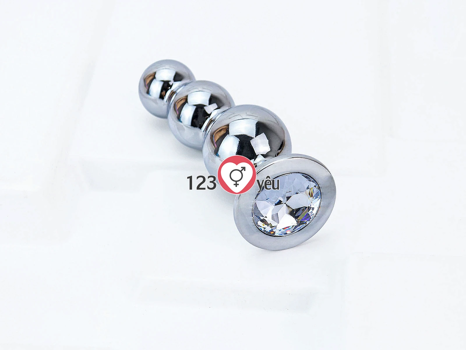 Dụng cụ kích thích hậu môn Inox 3 nấc