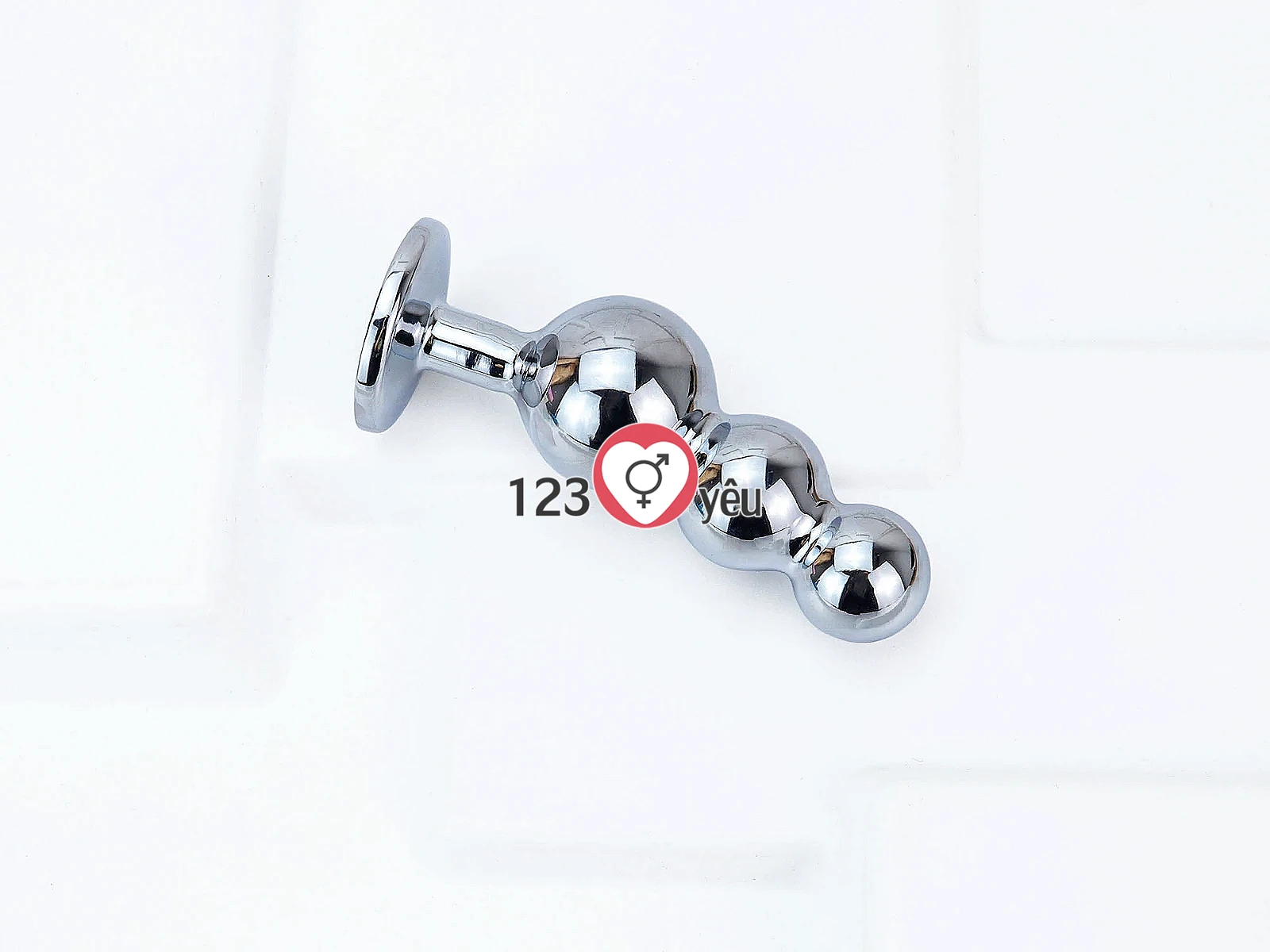 Dụng cụ kích thích hậu môn Inox 3 nấc