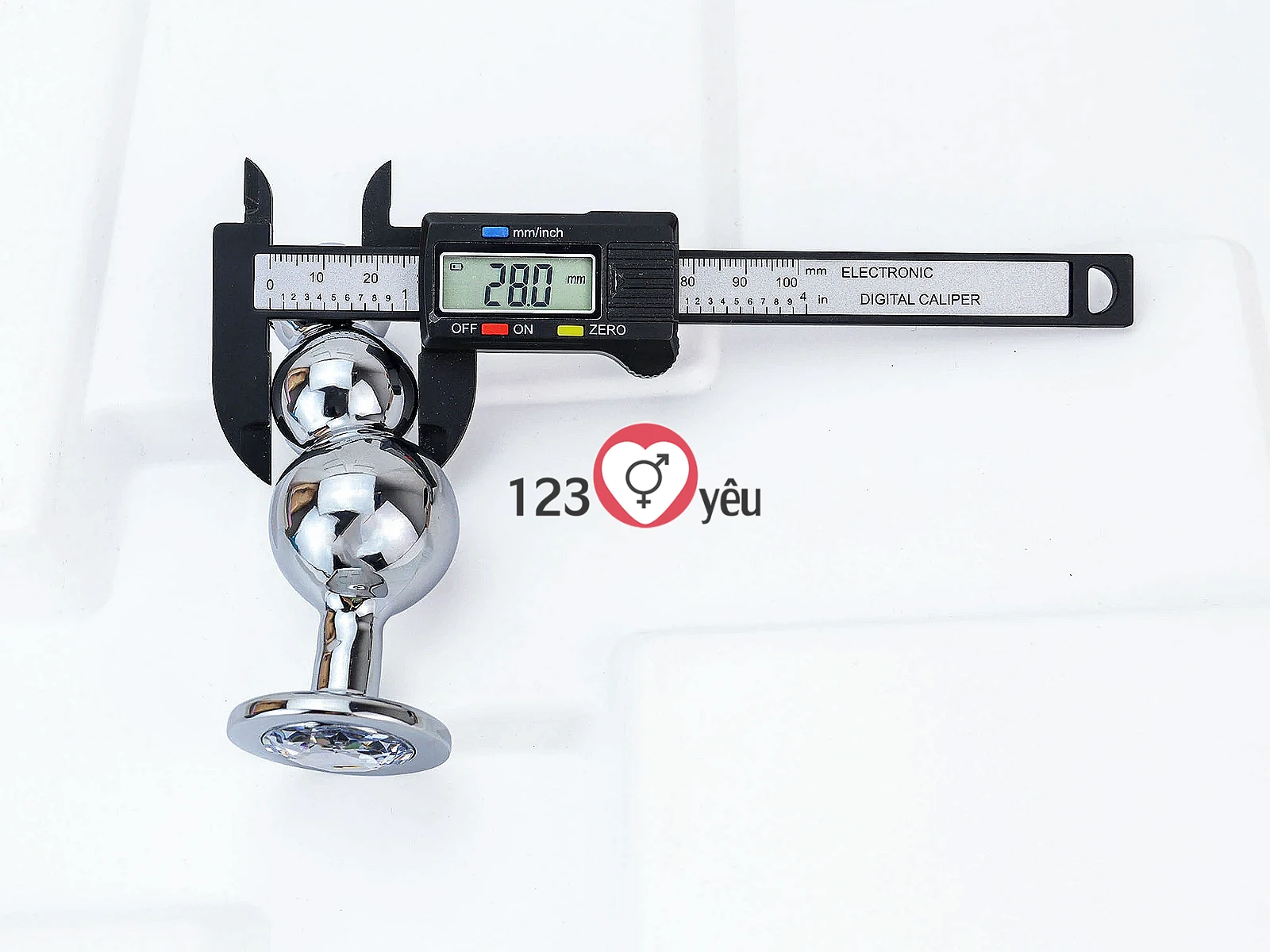 Dụng cụ kích thích hậu môn Inox 3 nấc