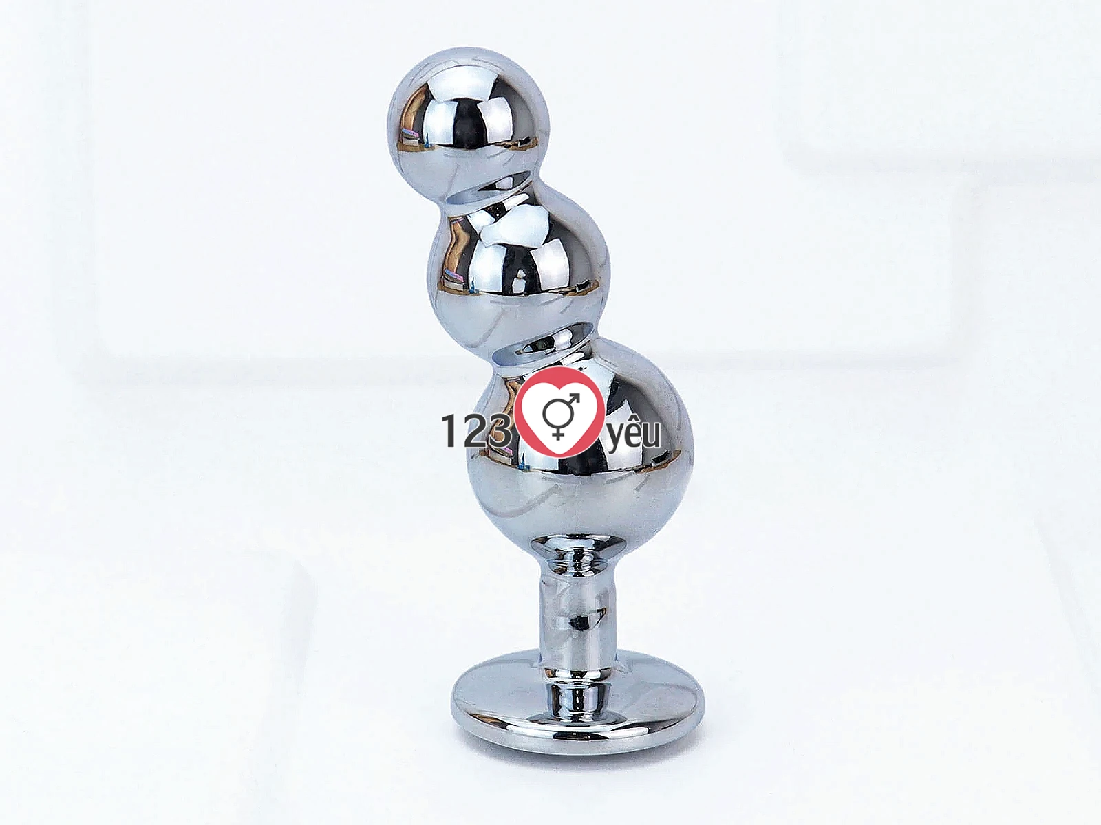 Dụng cụ kích thích hậu môn Inox 3 nấc khám phá những trải nghiệm mới lạ