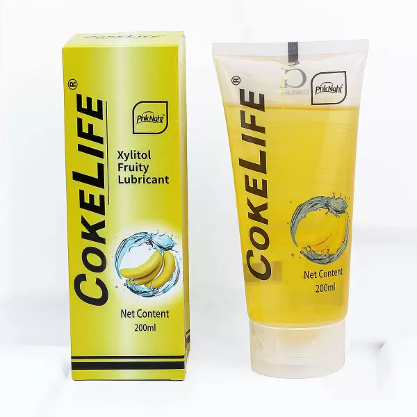 Gel bôi trơn hương chuối COKELIFE Xylitol Fruity Lubricant 200ml