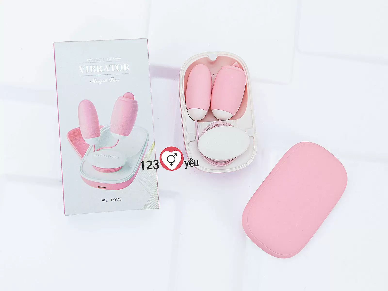 Trứng rung Vibrator Magic Box có lưỡi liếm