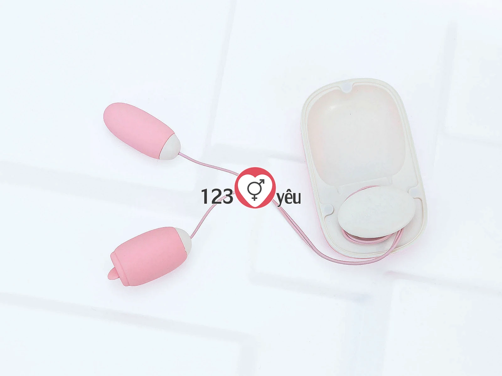 Trứng rung Vibrator Magic Box – 2 đầu trứng & lưỡi liếm