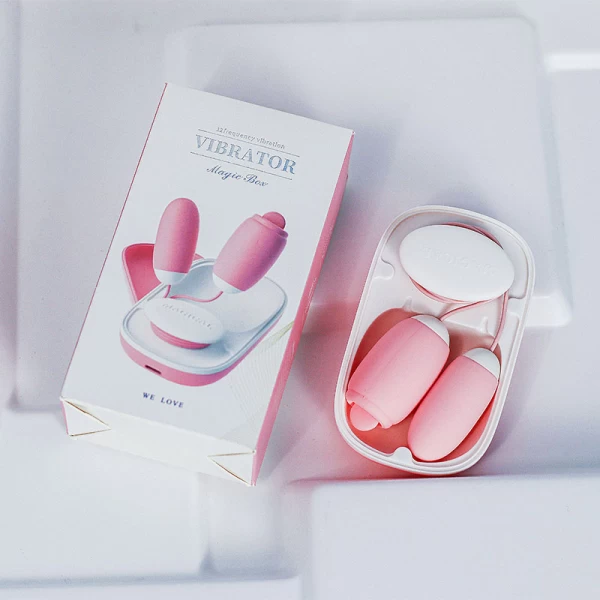 Trứng rung Vibrator Magic Box có lưỡi liếm