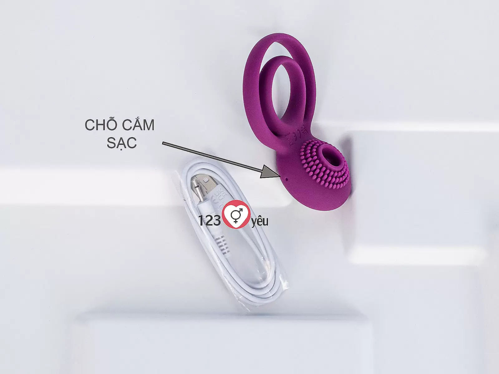 Vòng rung tình yêu Svakom Tammy 5 chế độ rung pin sạc hàng USA