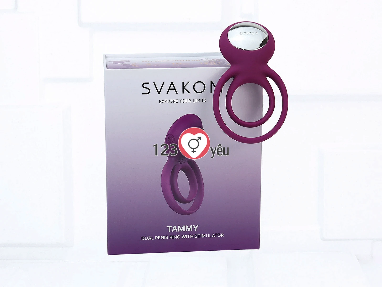 Vòng rung tình yêu Svakom Tammy 5 chế độ rung pin sạc hàng USA