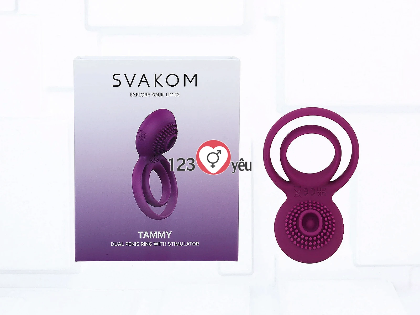 Vòng rung tình yêu Svakom Tammy 5 chế độ rung pin sạc hàng USA