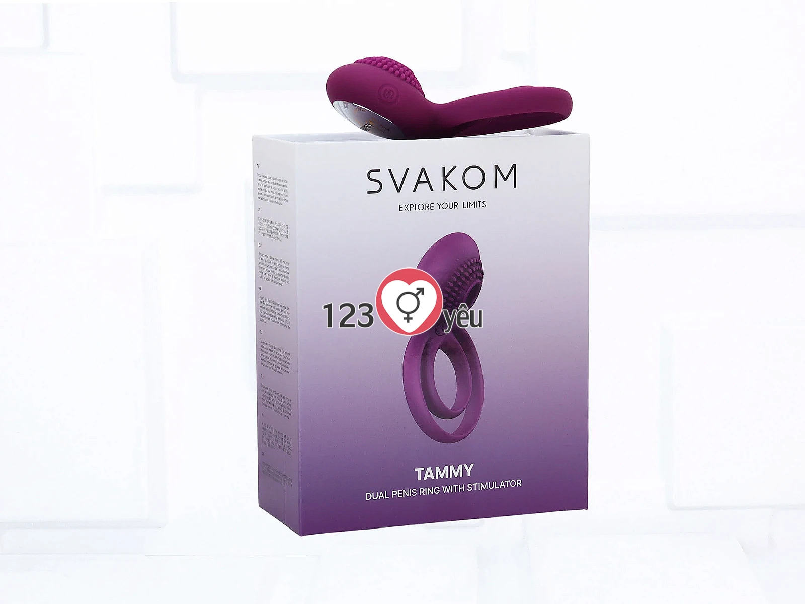 Vòng rung tình yêu Svakom Tammy 5 chế độ rung pin sạc hàng USA