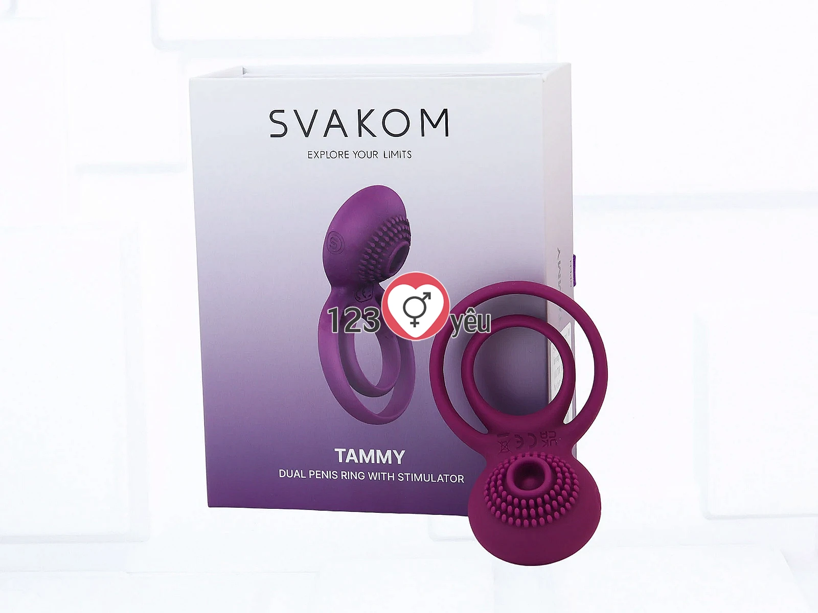 Vòng rung tình yêu Svakom Tammy 5 chế độ rung pin sạc hàng USA