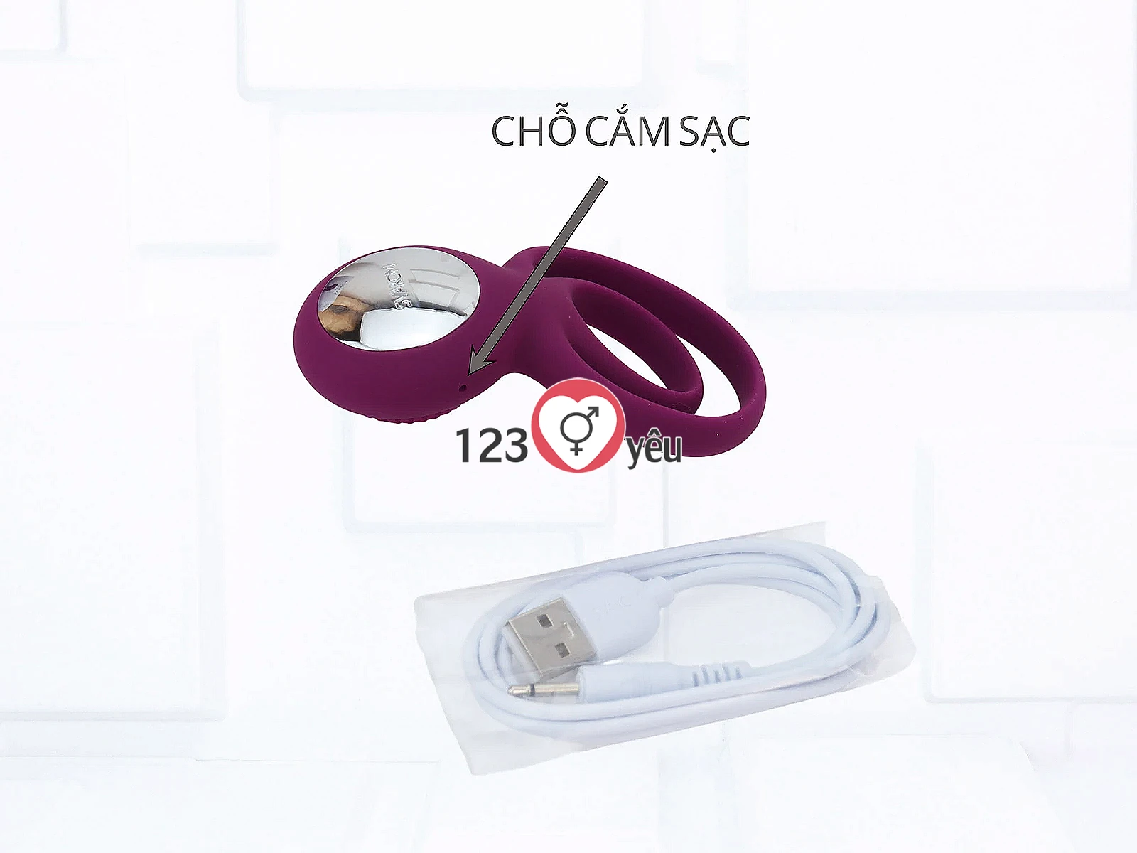Vòng rung tình yêu Svakom Tammy 5 chế độ rung pin sạc hàng USA
