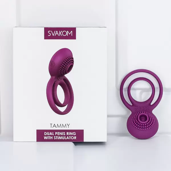 Vòng rung tình yêu Svakom Tammy 5 chế độ rung pin sạc hàng USA