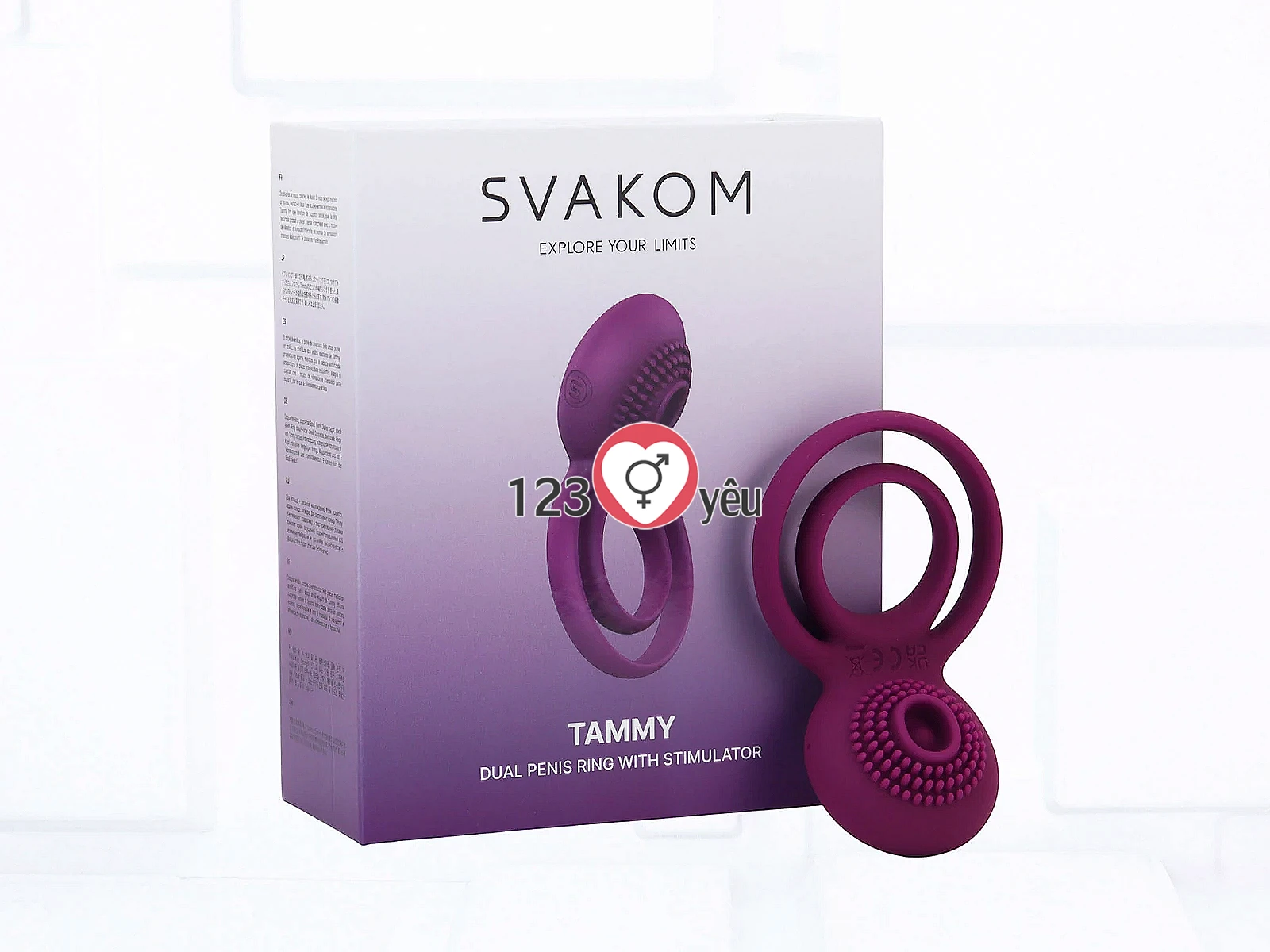 Vòng rung tình yêu Svakom Tammy pin sạc hàng USA