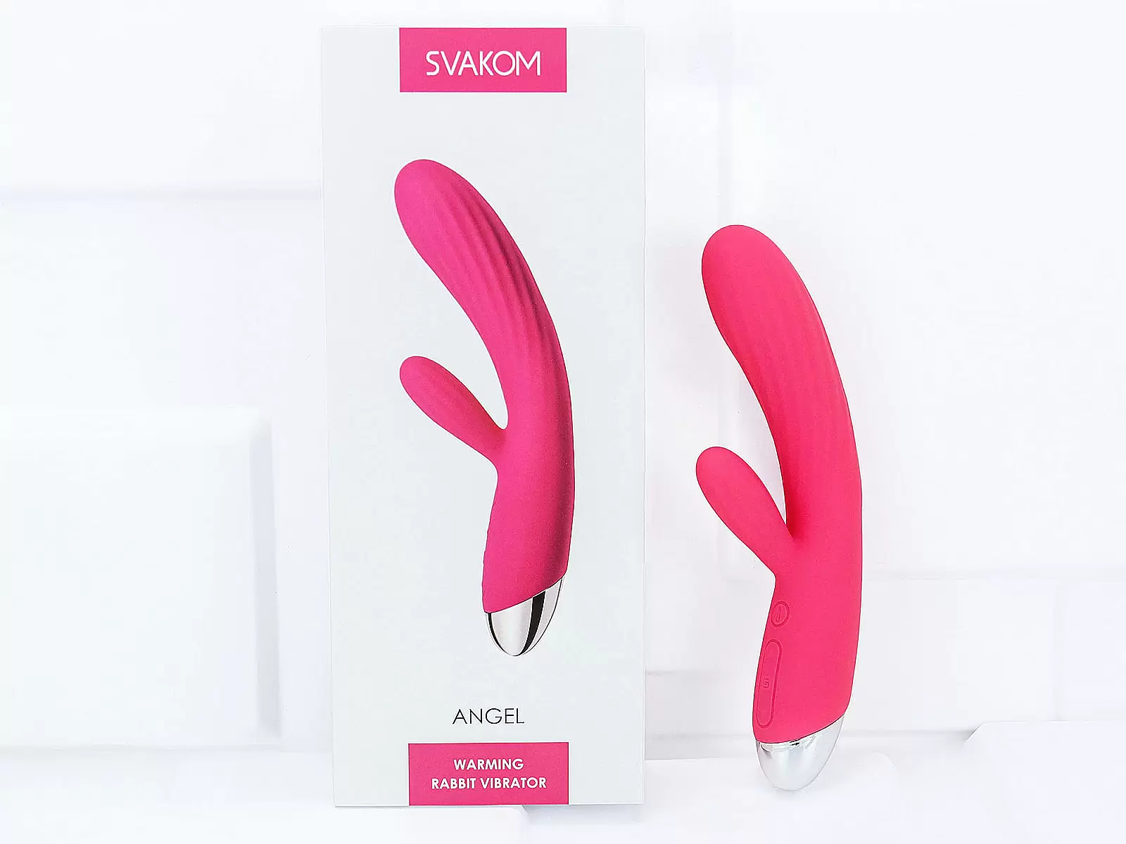 Máy mát xa điểm G cao cấp 5 chế độ rung Svakom Angel sưởi ấm