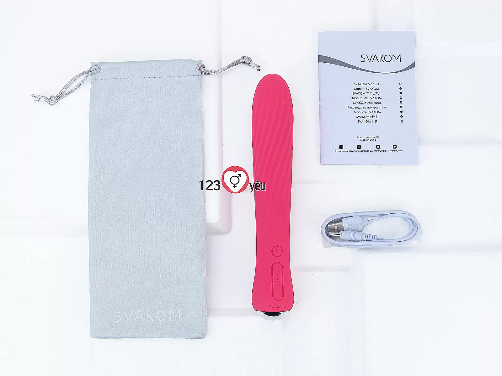 Máy mát xa điểm G cao cấp Svakom Anya rung 5 chế độ hàng USA