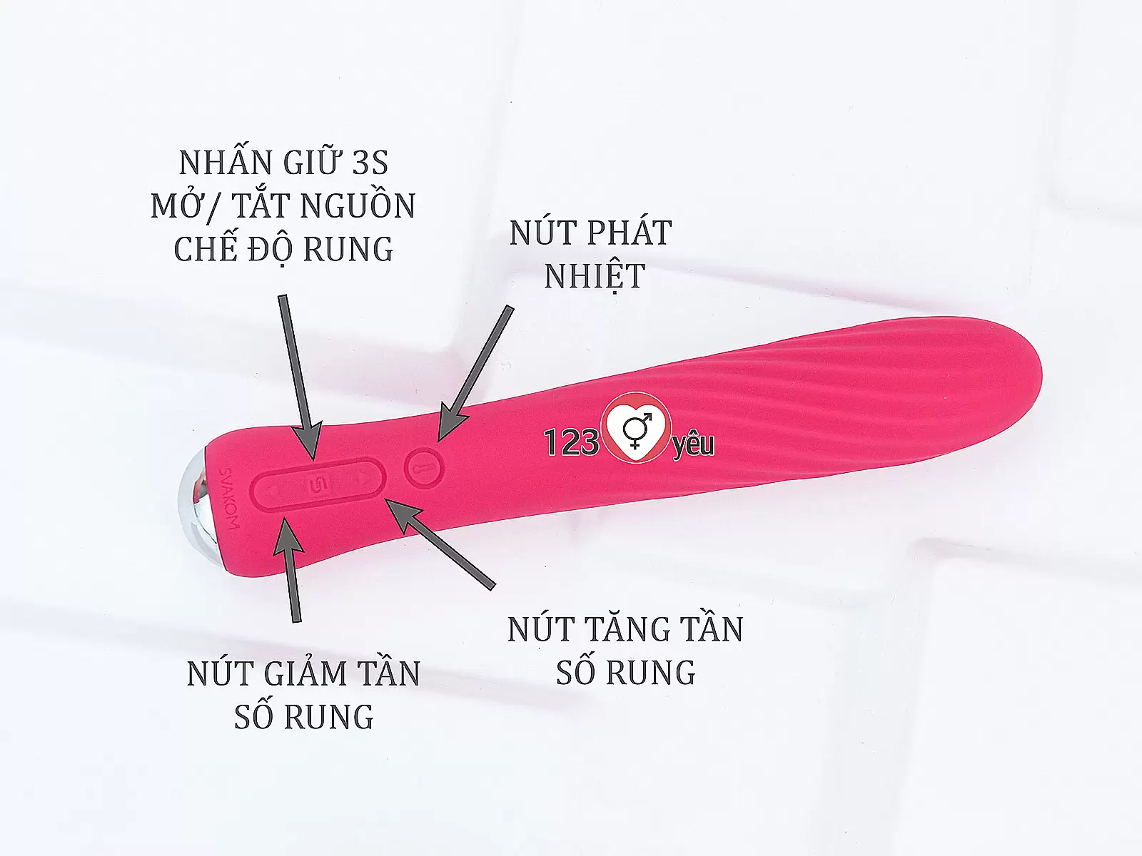 Máy mát xa điểm G cao cấp Svakom Anya rung 5 chế độ hàng USA