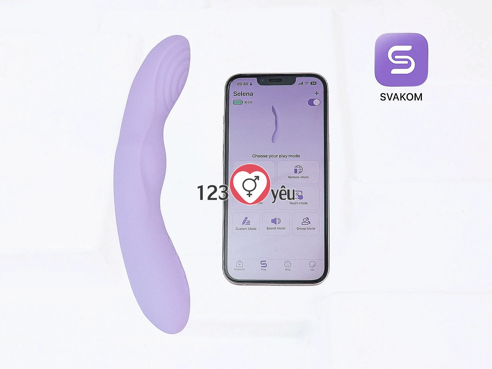 Máy massage SVAKOM Selena rung thụt sưởi ấm điều khiển App cao cấp