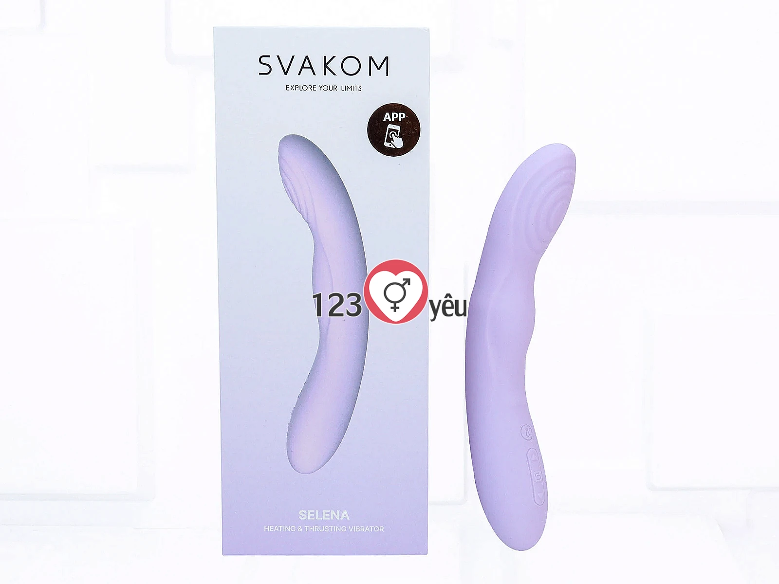 Máy massage SVAKOM Selena rung thụt sưởi ấm điều khiển App cao cấp