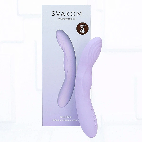 Máy massage SVAKOM Selena rung thụt sưởi ấm điều khiển App cao cấp