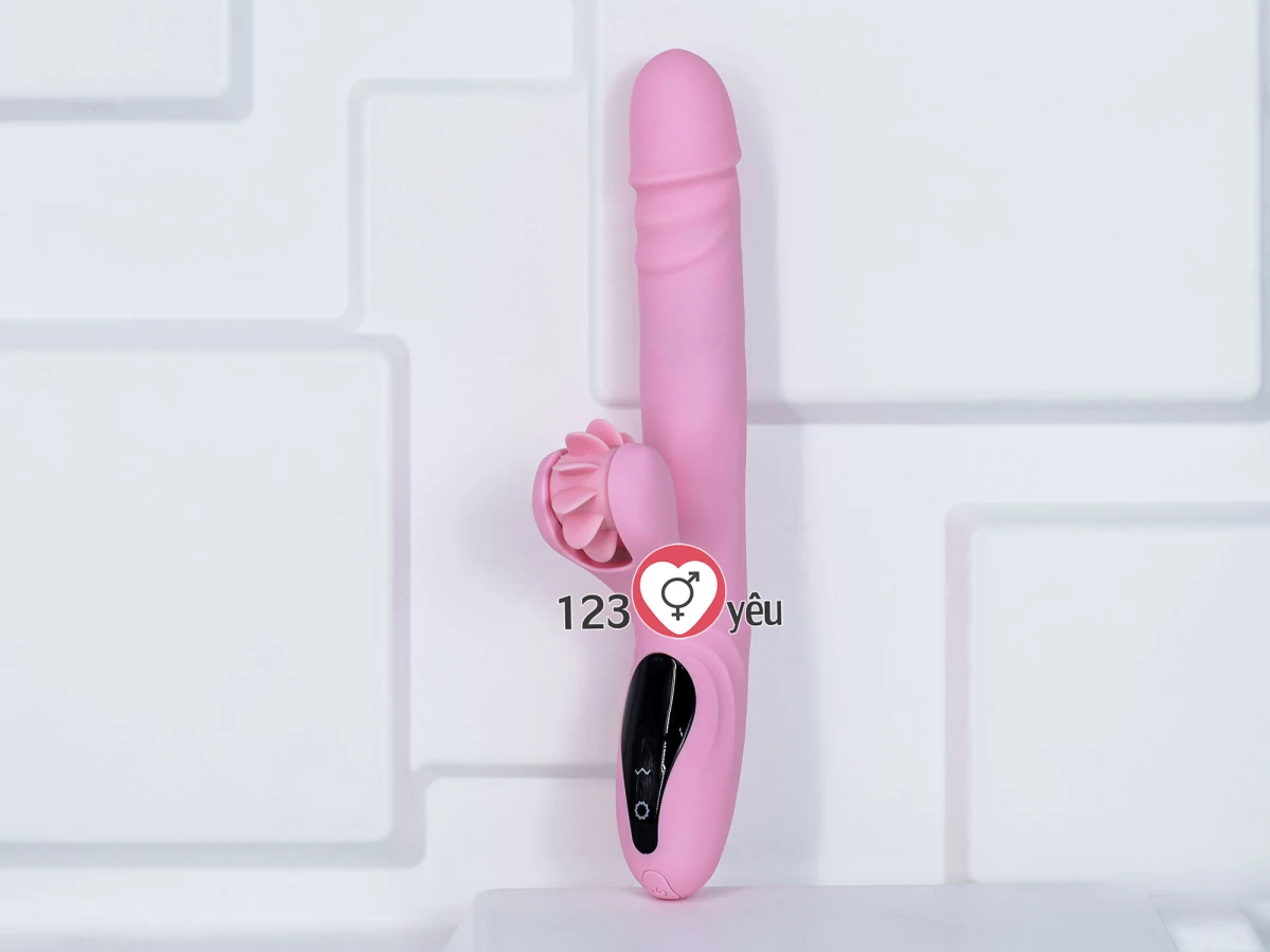 Máy massage Yeain Vibrators rung thụt có lưỡi liếm cảm ứng