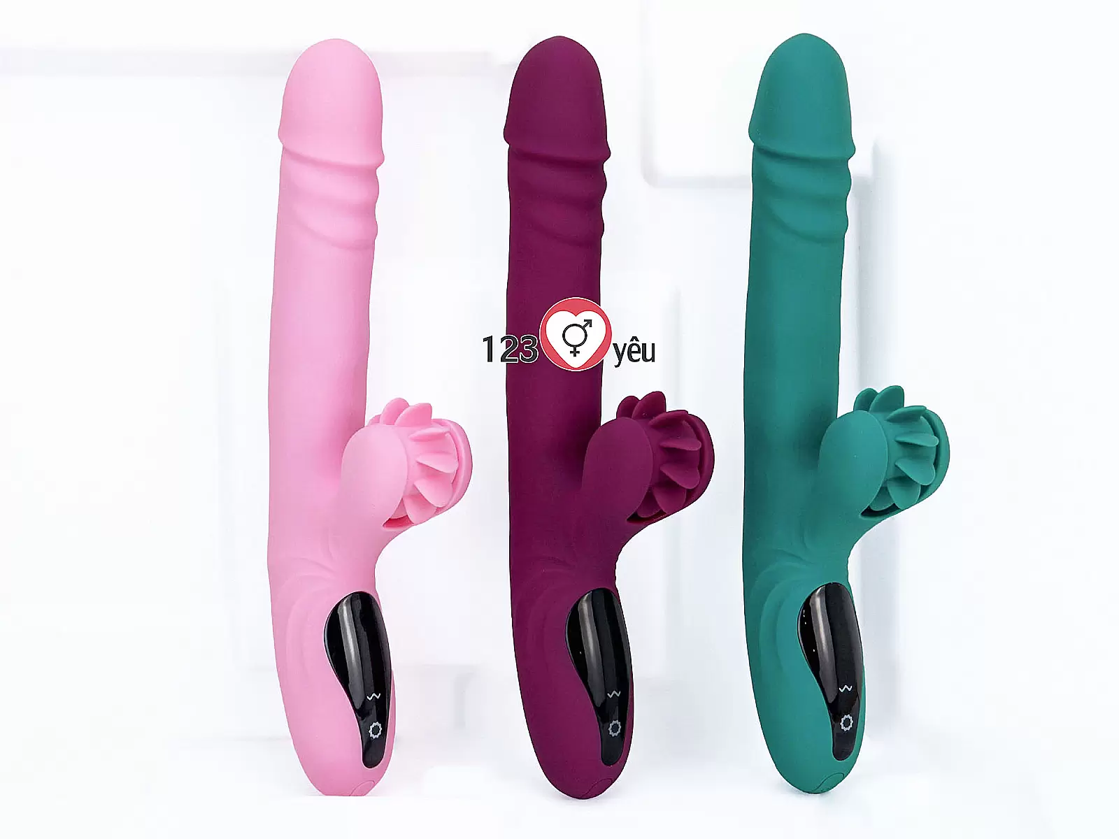Máy massage Yeain Vibrators xoay – thụt – rung – liếm – sưởi ấm cảm ứng