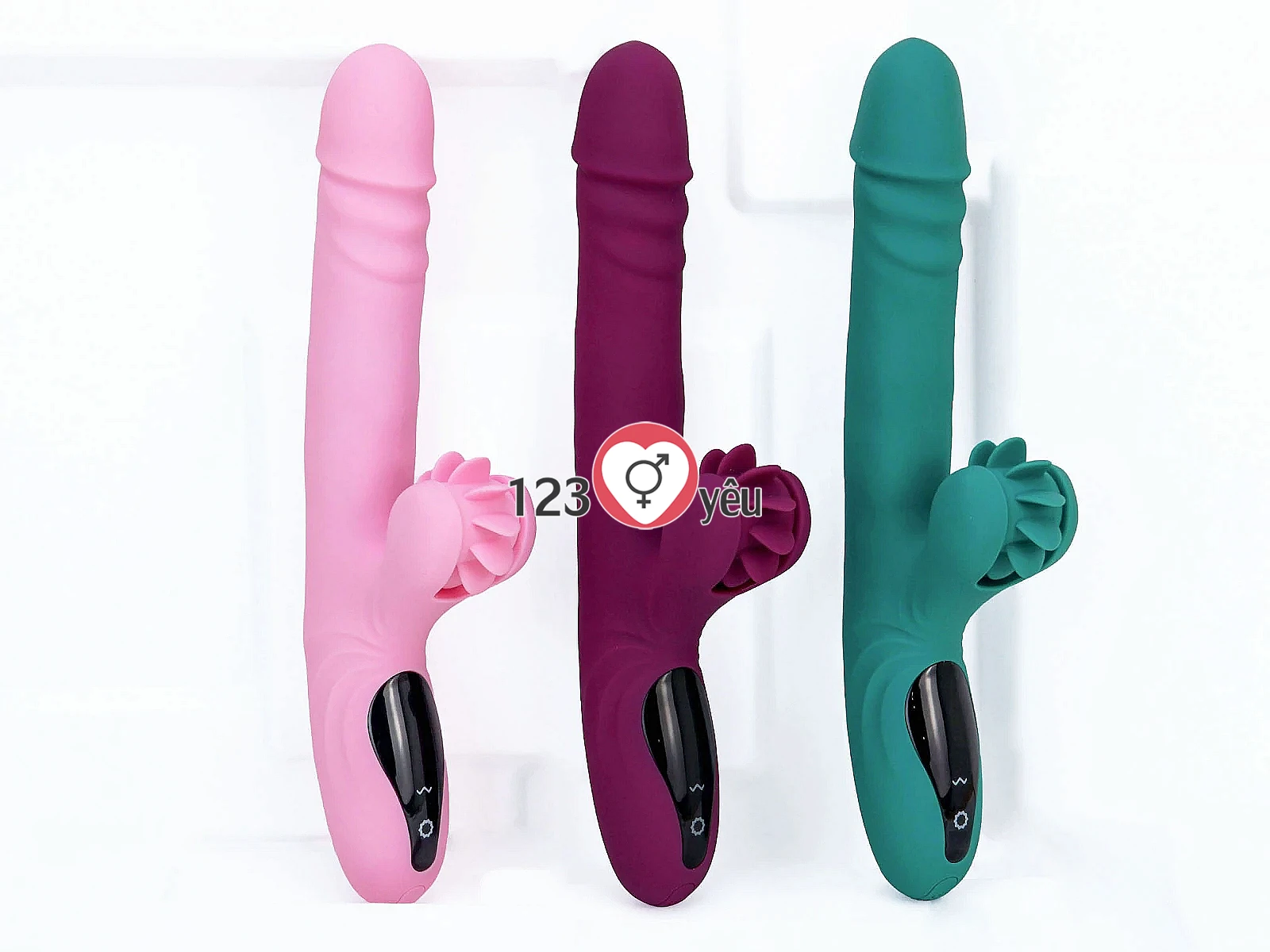 Máy massage Yeain Vibrators xoay – thụt – rung – liếm – sưởi ấm cảm ứng