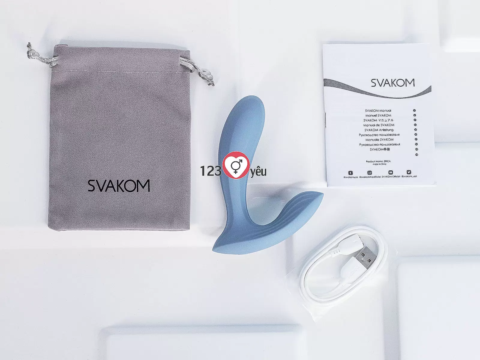 Máy mát xa kích hậu Svakom Erica điều khiển bằng App