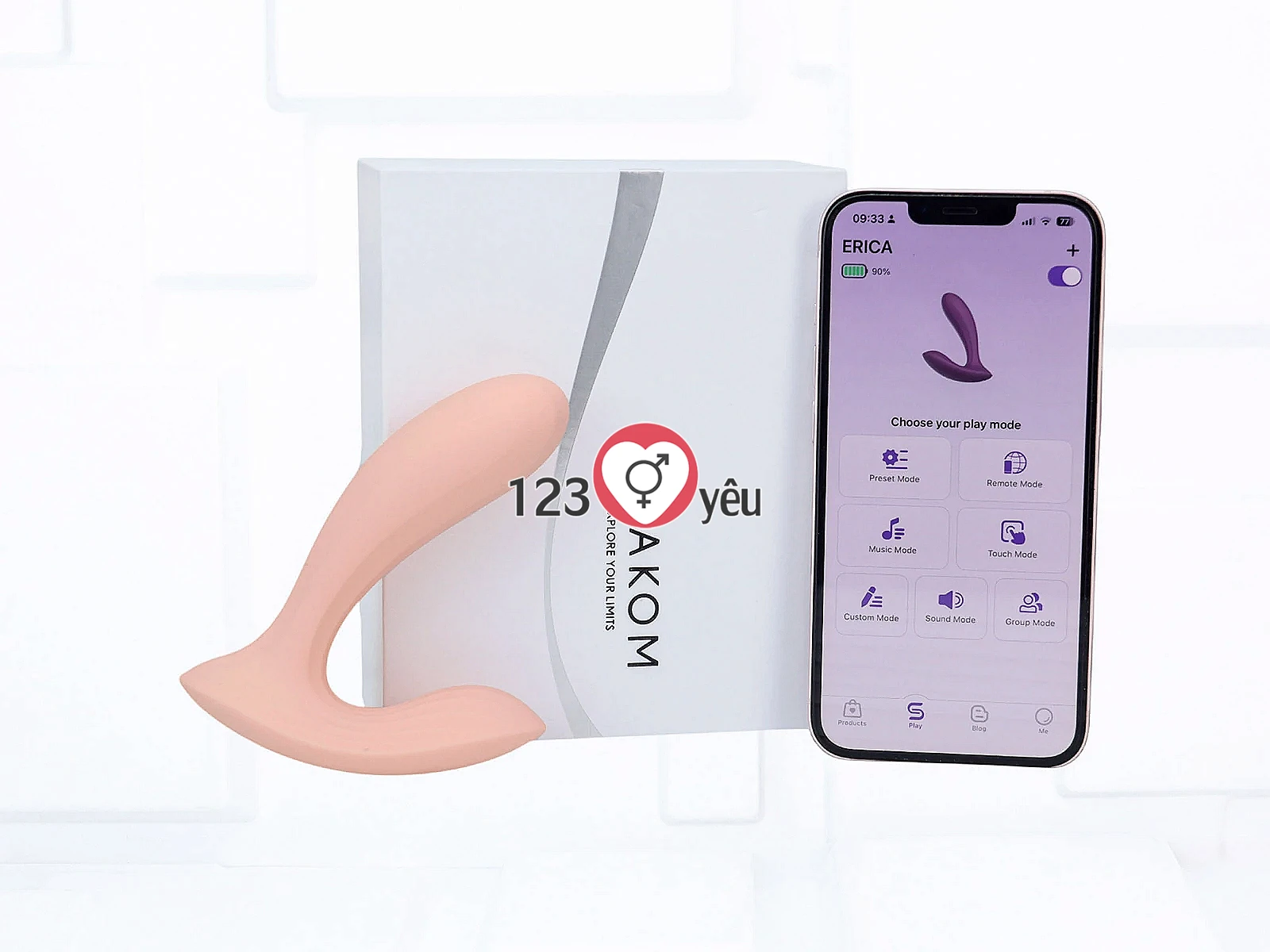 Máy mát xa kích hậu Svakom Erica điều khiển bằng App