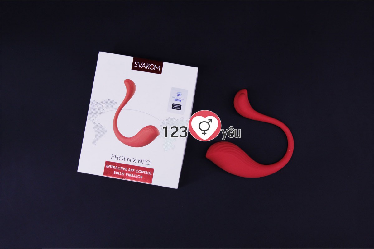 Trứng rung tình yêu Svakom Phoenix Neo điều khiển toàn cầu qua App 7