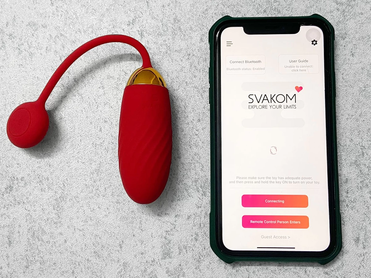 Trứng rung tình yêu Svakom Ella 11 chế độ rung điều khiển Smartphone