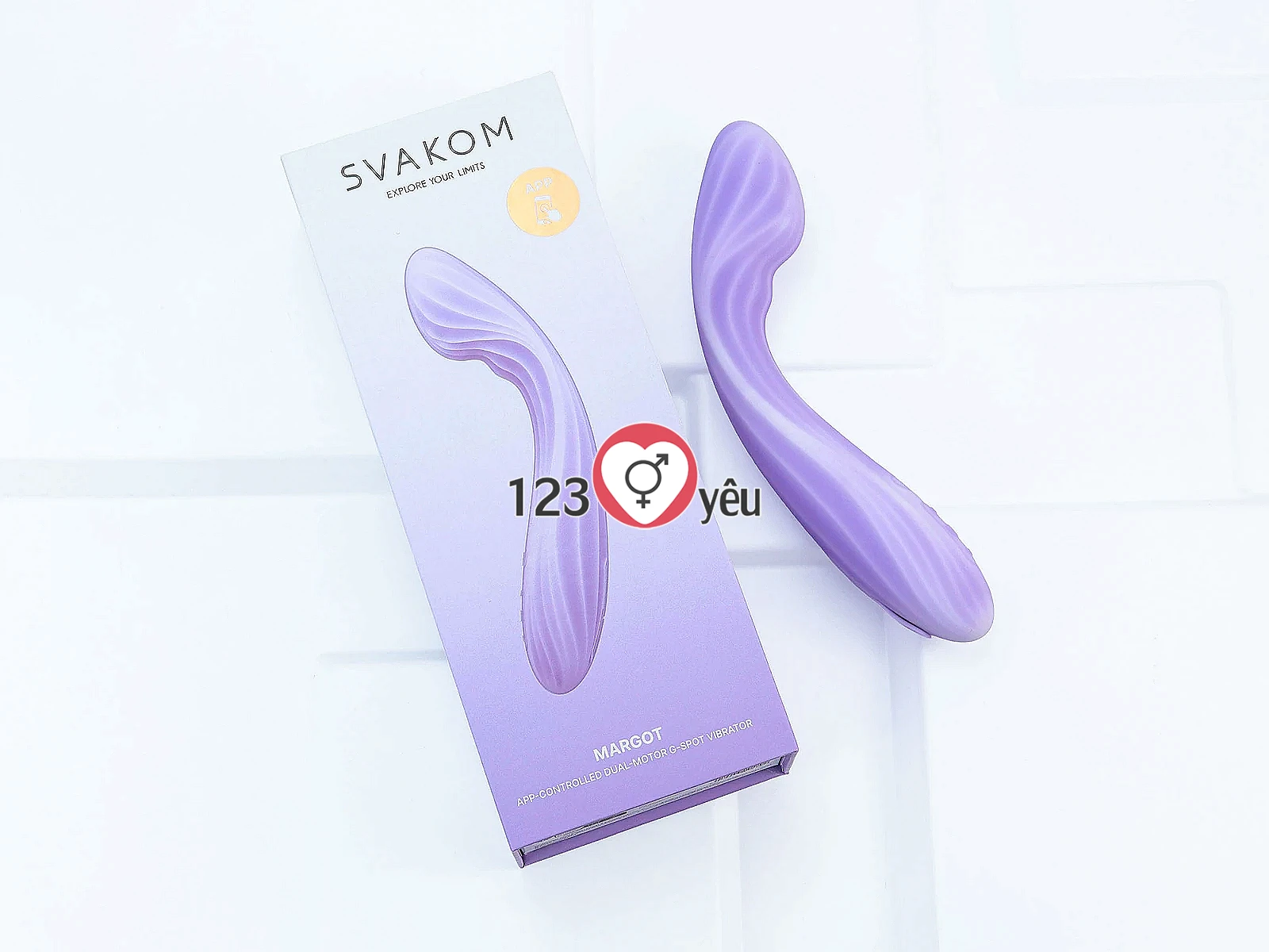 Máy massage Svakom Margot nhiều chế độ rung kết nối từ xa qua App điện thoại