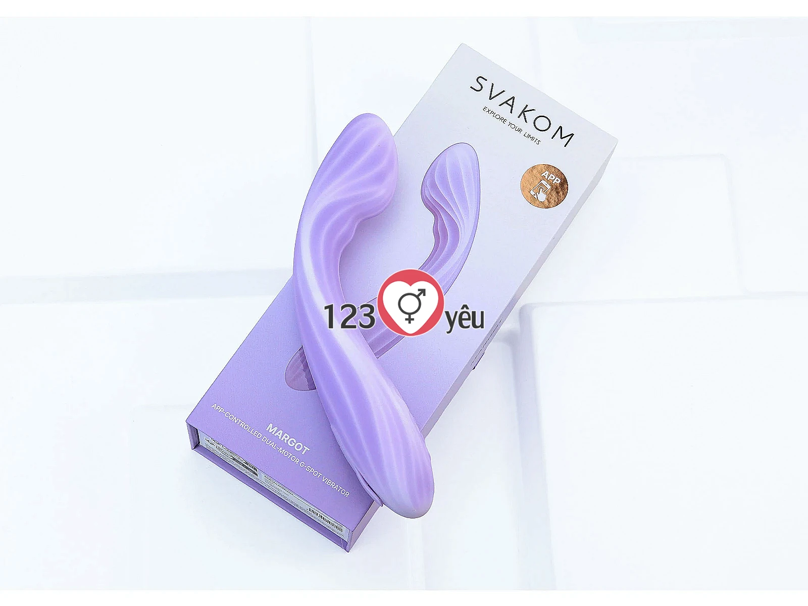 Máy massage Svakom Margot nhiều chế độ rung kết nối từ xa qua App điện thoại