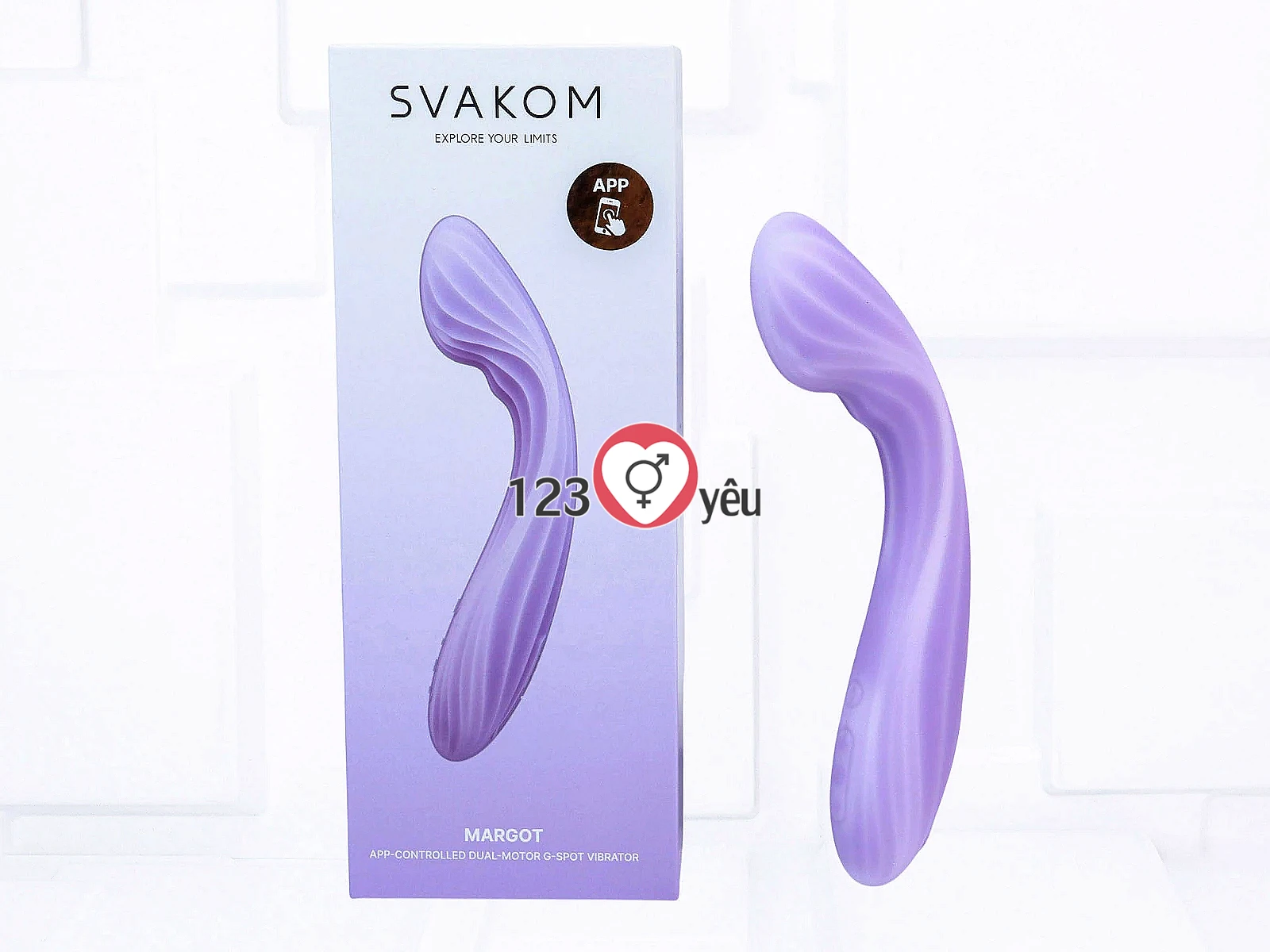 Máy massage Svakom Margot nhiều chế độ rung kết nối từ xa qua App điện thoại