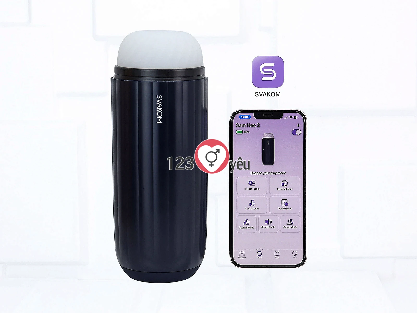 Âm đạo giả Svakom Sam Neo 2 chính hãng US