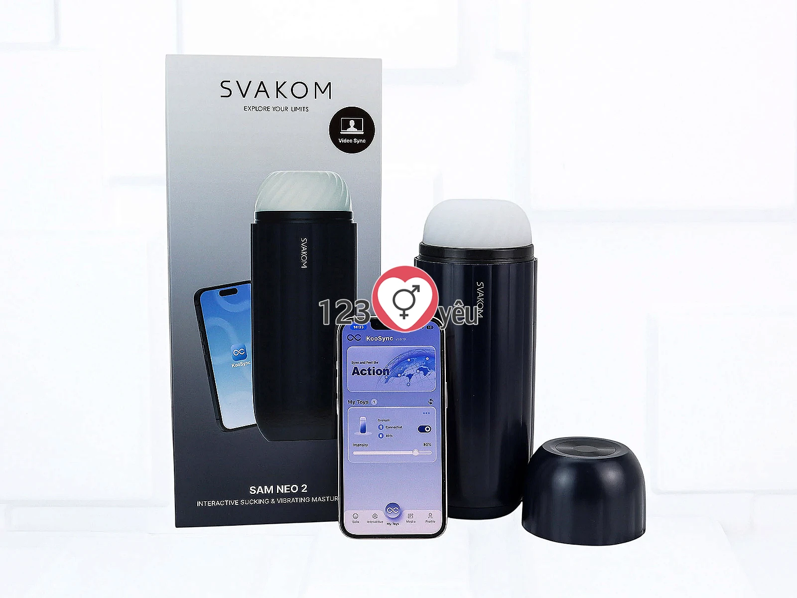 Máy thủ dâm âm đạo giả Svakom Sam Neo 2 kết nối qua App điện thoại
