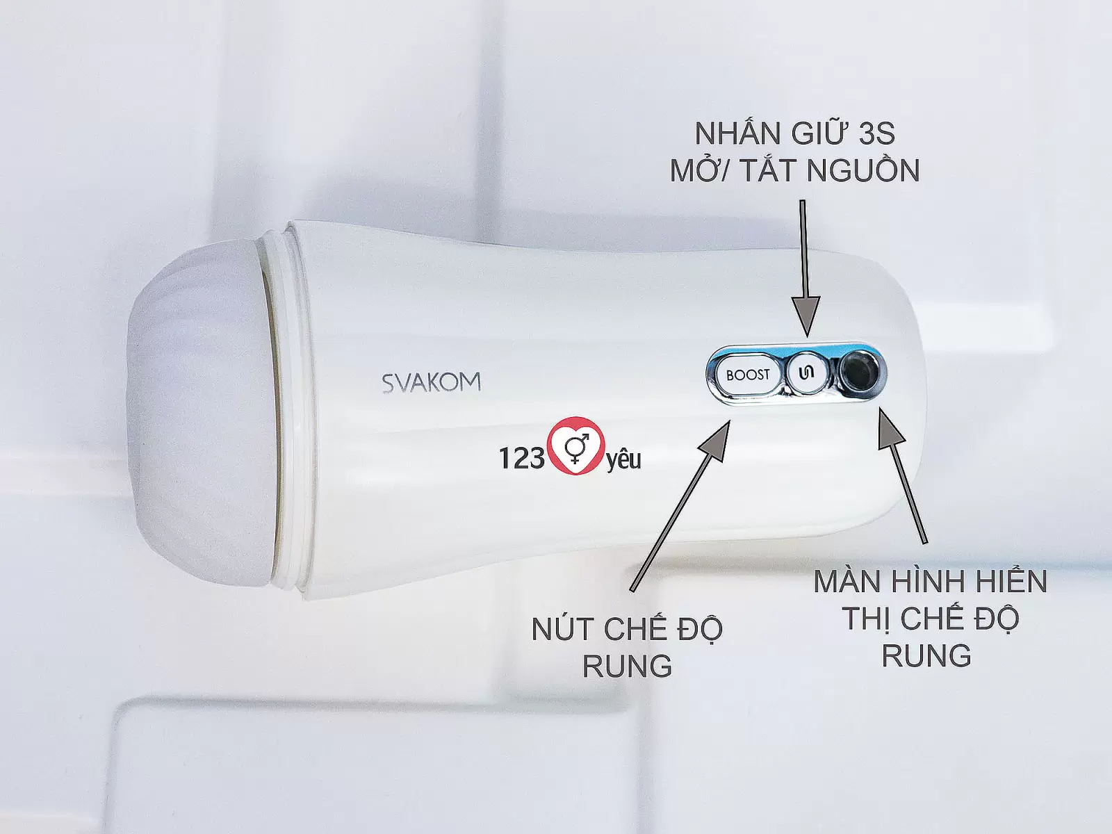 Âm đạo giả ngụy trang Svakom Robin pin sạc