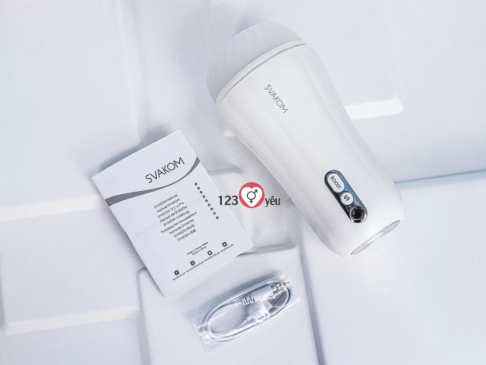 Âm đạo giả ngụy trang Svakom Robin pin sạc