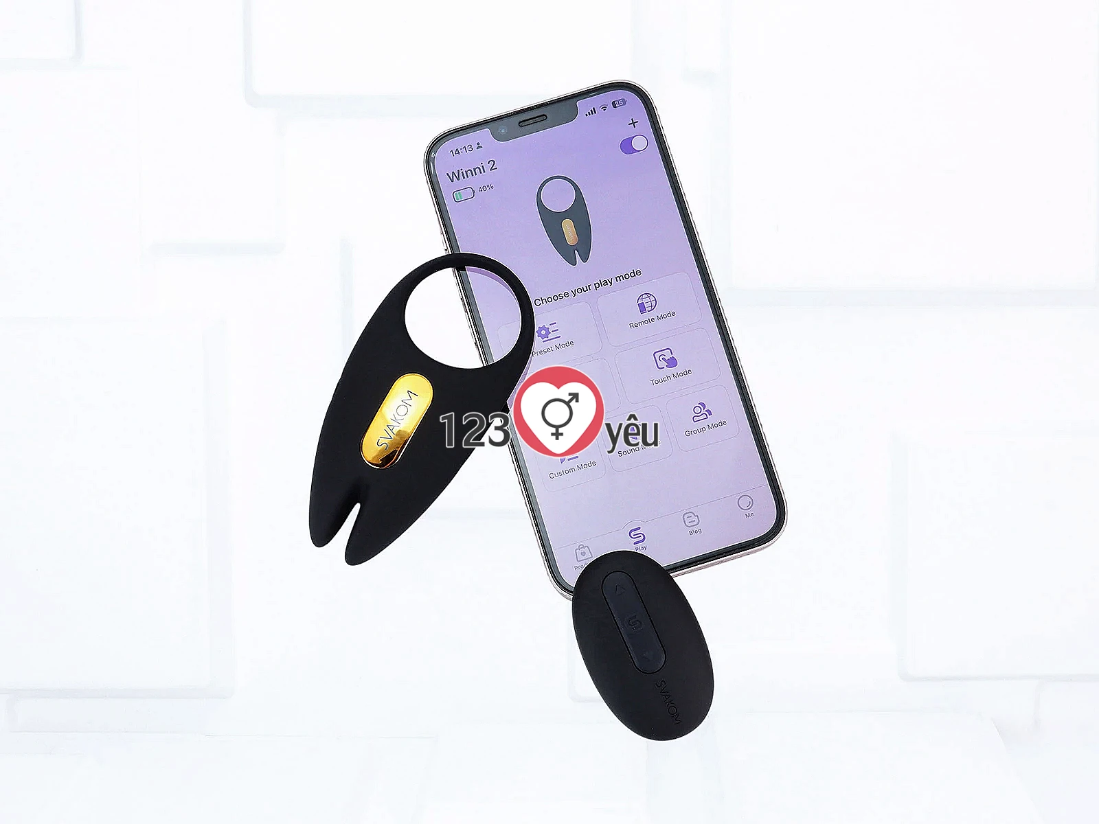Vòng đeo dương vật Svakom Winni 2 pin sạc chuẩn USA