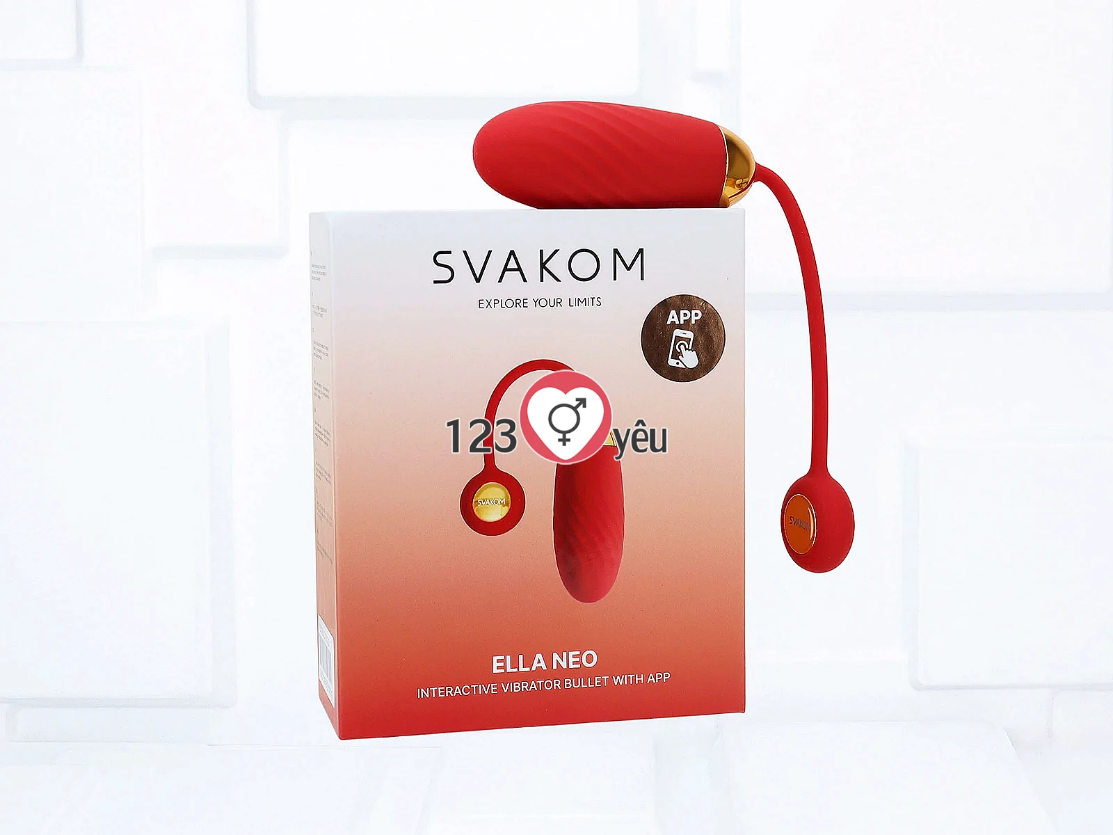 Trứng rung tình yêu Svakom Ella Neo điều khiển Smartphone