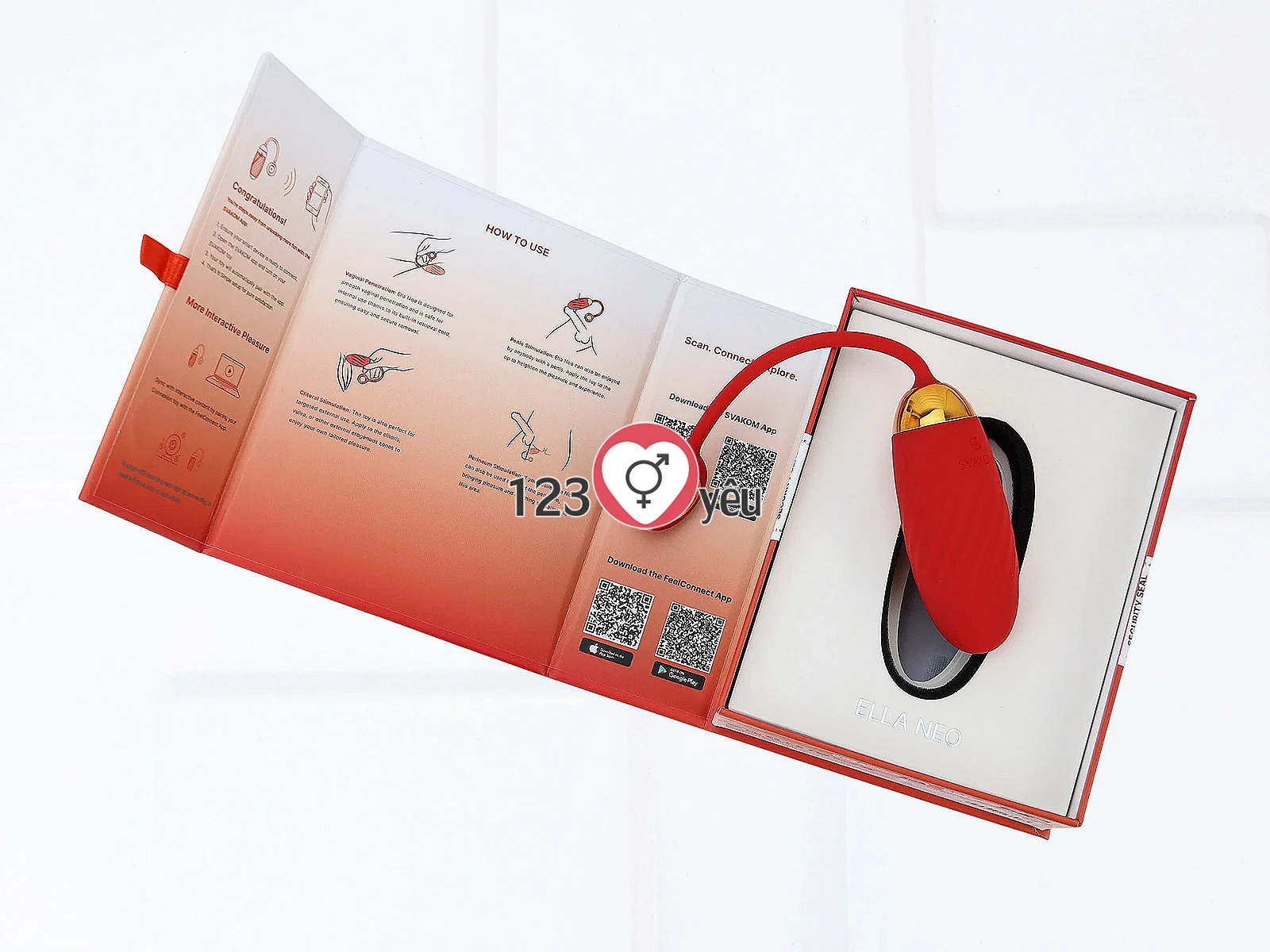 Trứng rung tình yêu Svakom Ella Neo điều khiển Smartphone