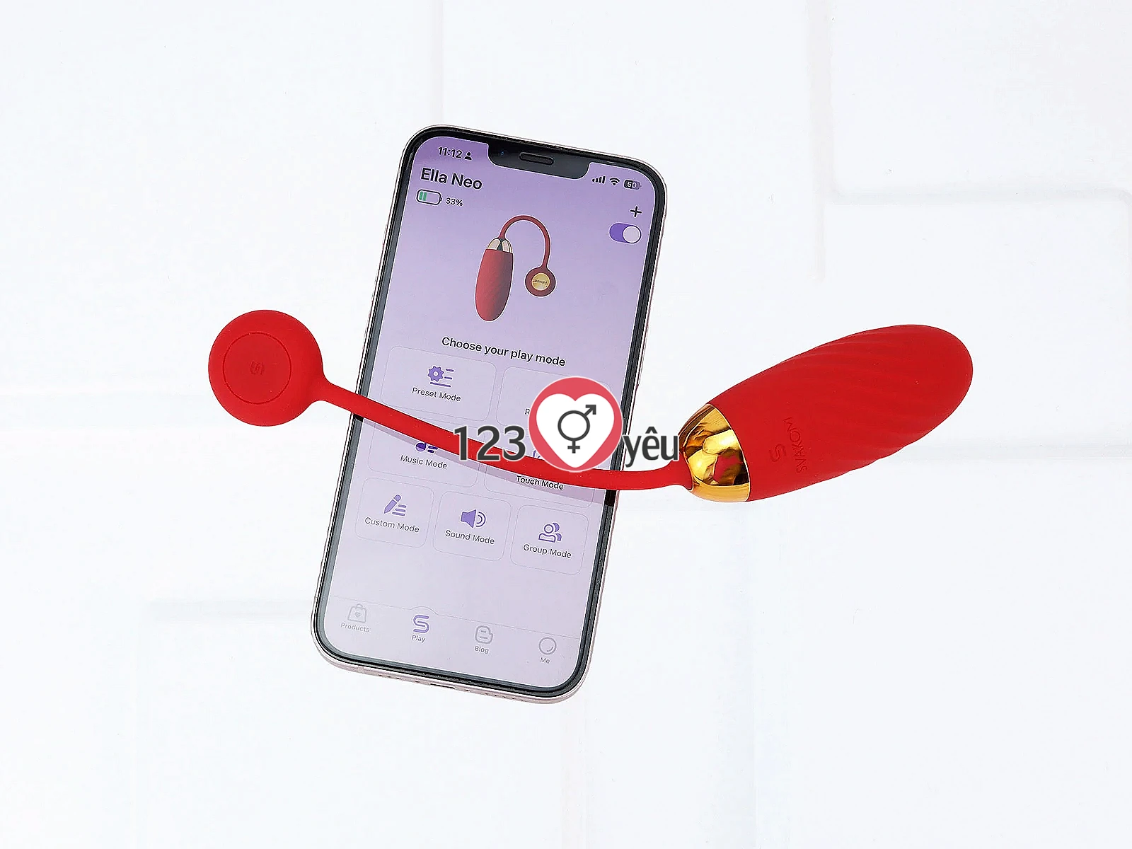 Trứng rung tình yêu Svakom Ella Neo điều khiển Smartphone