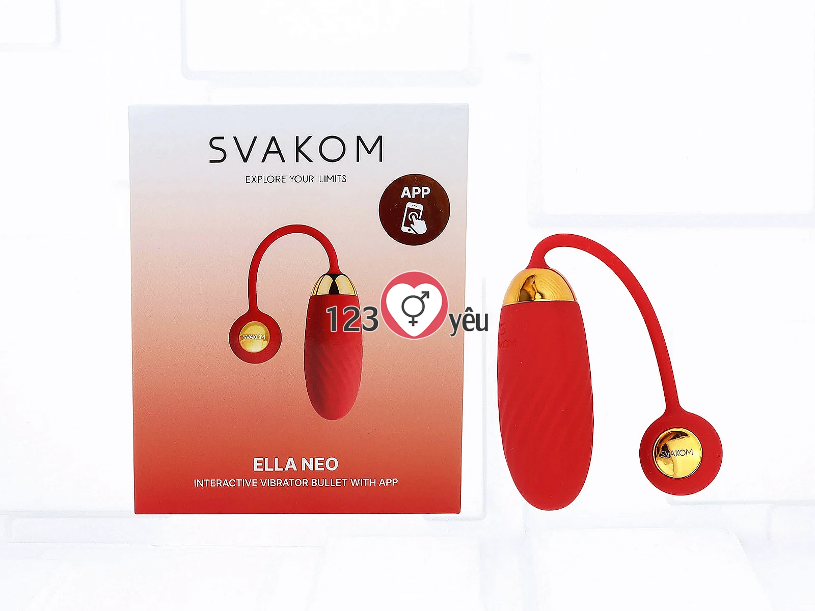Trứng rung tình yêu Svakom Ella Neo điều khiển Smartphone