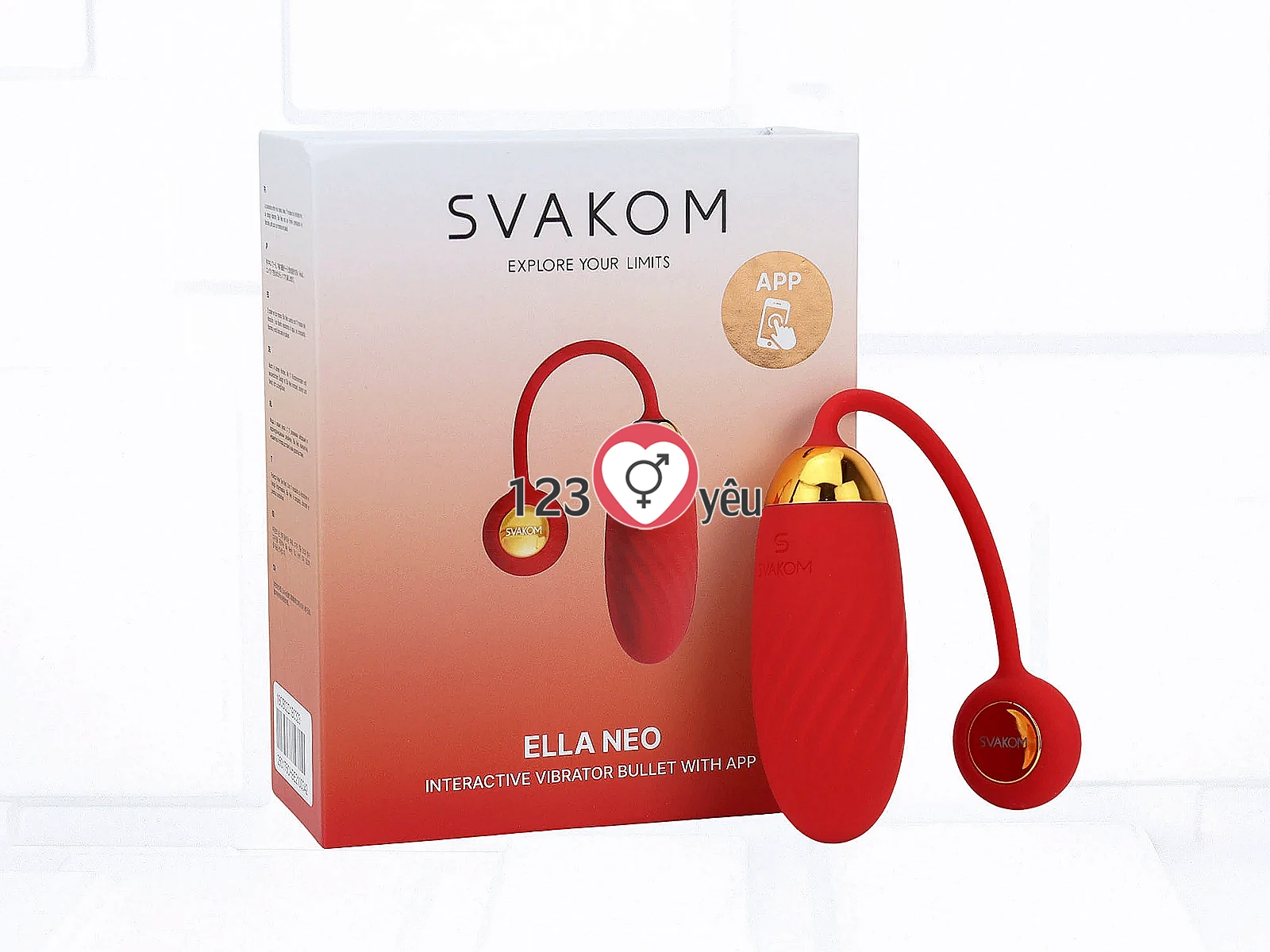 Trứng rung tình yêu Svakom Ella Neo điều khiển Smartphone