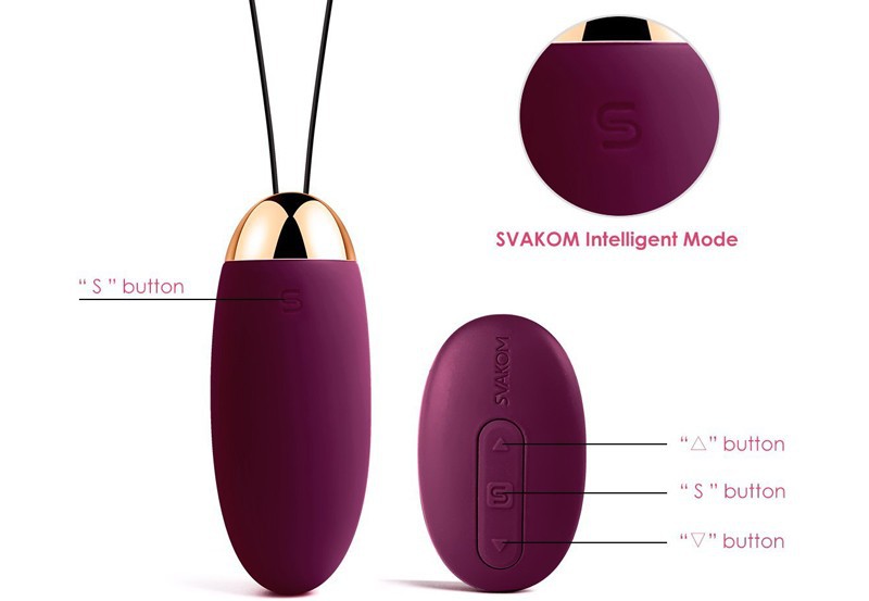 Sex toy trứng rung tình yêu cao cấp Svakom ELVA nhập khẩu USA 12